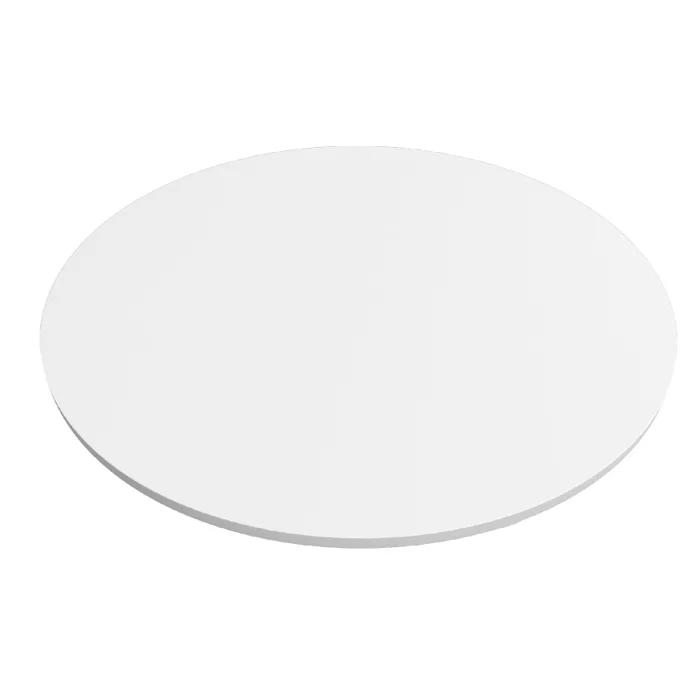 Tampo De Mesa em MDF Redondo 70cm X 18mm (Branco TX) | Domm7 Marcenaria